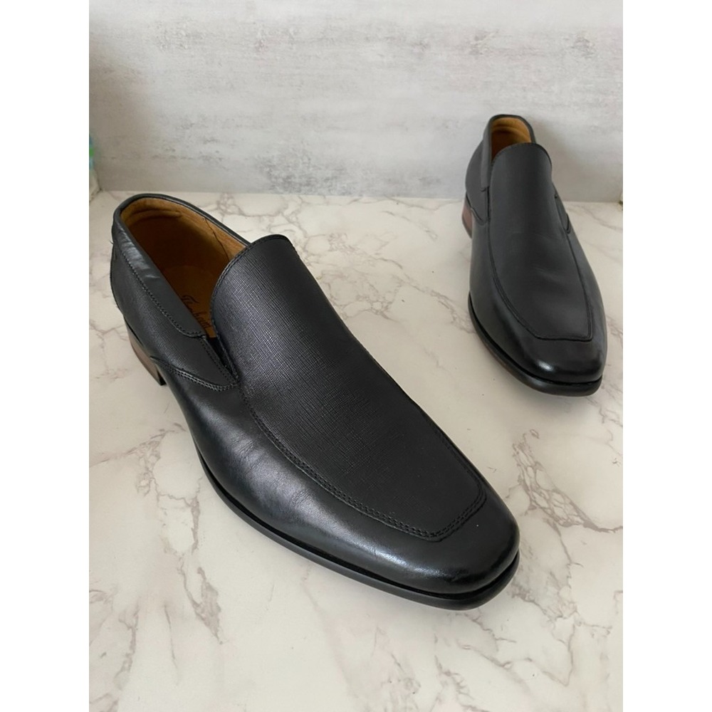 Florsheim Dress Slip On Shoes Sz 13D Black Leather Office Work Wedding
